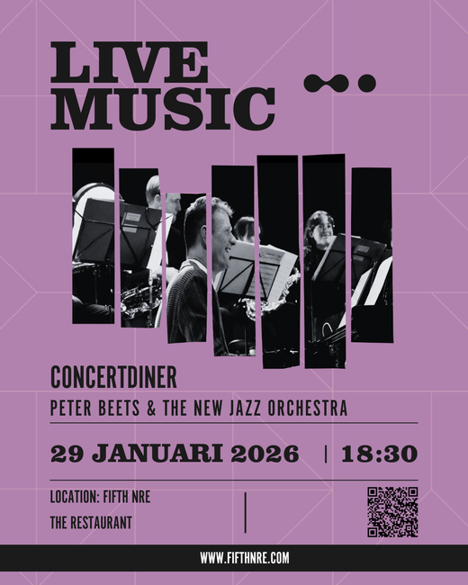 Concert Diner | Peter Beets & The New Jazz Orchestra