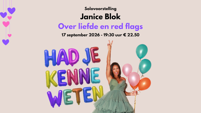 Janice Blok | Had je kenne weten