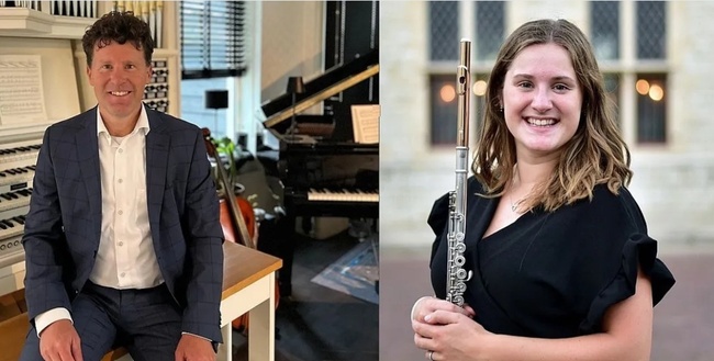 Prachtig orgel- en dwarsfluitconcert in de Sint-Jan in Waalwijk