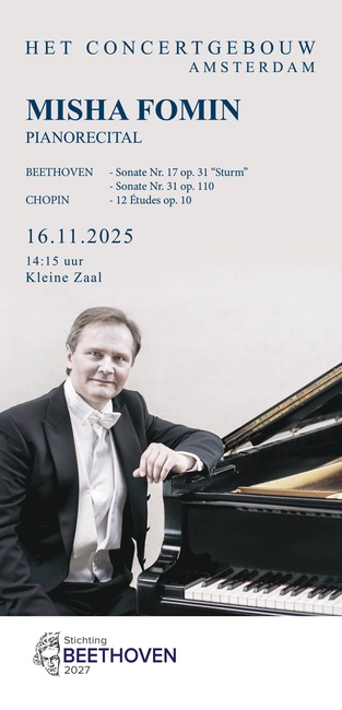 Pianist Misha Fomin speelt Beethoven en Chopin