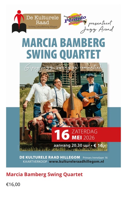Marcia Bamberg Swing Quartet @Jazzclub Perdido Hillegom