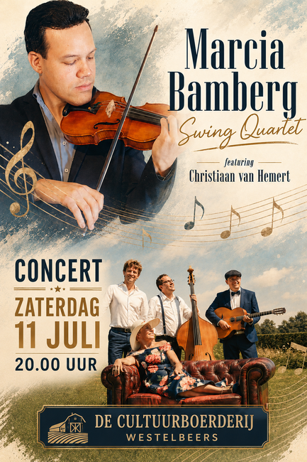 Marcia Bamberg Swing Quartet featuring Christiaan van Hemert - Gipsyswing ten top!