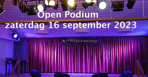 Open Podium in Muziekcafe de Lantaern