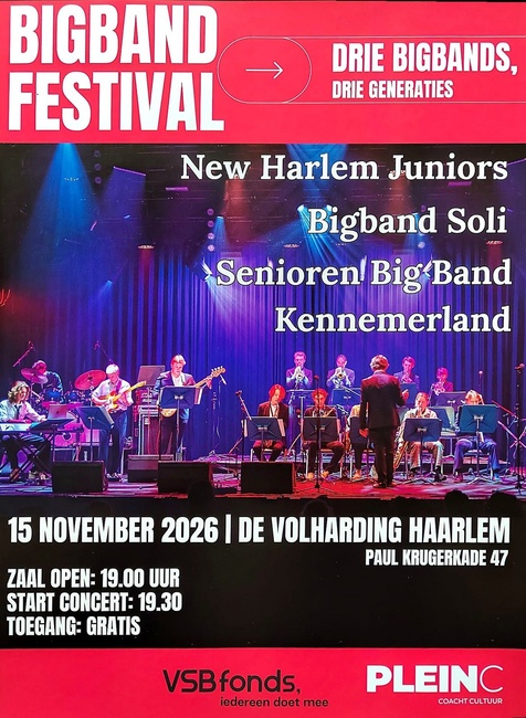 Bigband Festival: drie bigbands, drie generaties