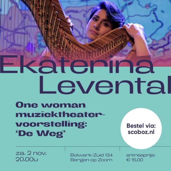 Internationaal Multi-talent Ekaterina Levental op het cultuurpodium Ontmoetingskerk.