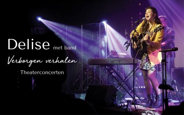 Theaterconcert zangeres Delise en band: ‘Verborgen Verhalen’ op 21 september bij ICOONtheater Amersfoort