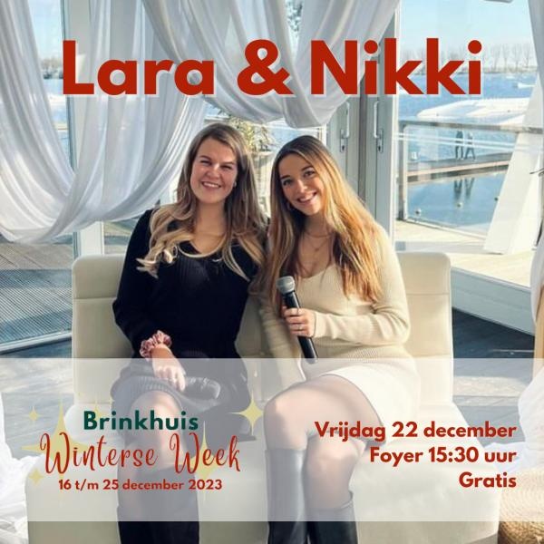 Kerstoptreden van Lara & Nikki