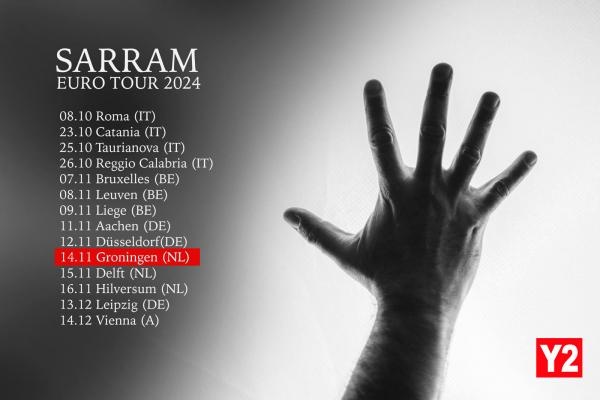 Again live: S A R R A M  @ Y2 (Thurs Nov 14th 2024 doors 8pm, entrance on donation)