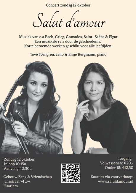 Zondagochtendconcert Salut d'Amour piano & cello