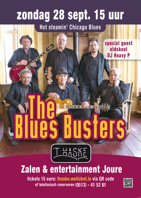 Jouster Merke zondagmiddag Matineeconcert met The Blues Busters & oldskool DJ Heavy P
