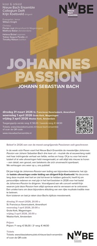 Johannes-Passion o.l.v. Krijn Koetsveld