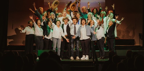 Concert door Muziekgroep Arabesk uit Waspik in de Sint-Jan