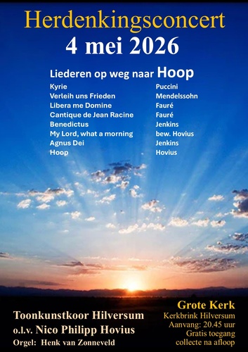 Toonkunstkoor Hilversum herdenkt