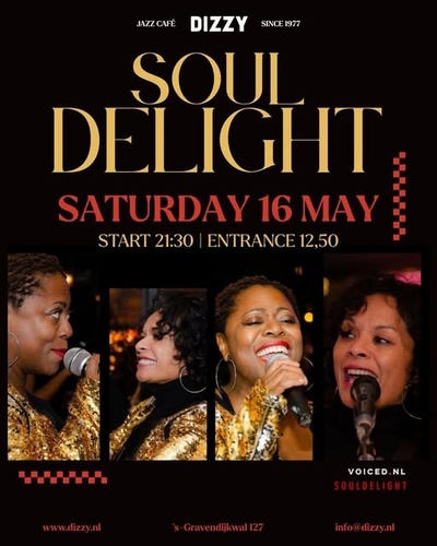 Soul Delight terug in DIZZY op 16 mei