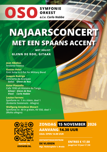 Najaarsconcert met een Spaans accent | OSO Symfonie Orkest & Glenn de Roo