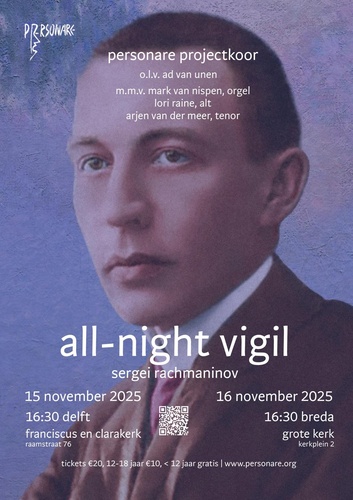 All-Night Vigil van Sergei Rachmaninov door Personare 