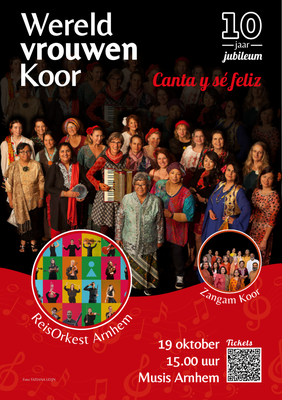 10-jarig jubileum concert van het WereldvrouwenKoor uit Arnhem