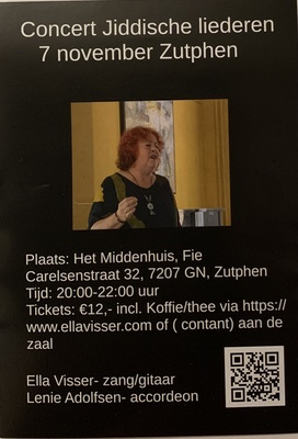 Concert Jiddische liederen 