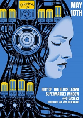 20.00 hrs. Riot of the Black Llamas & Supermarket Window at O'Caseys