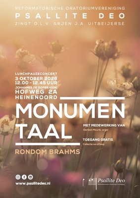Monumentaal - Lunchpauze concert door Psallite Deo