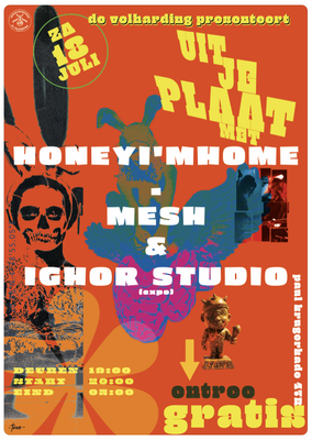 Shoegazebands Honey I’m Home en Mesh in De Volharding