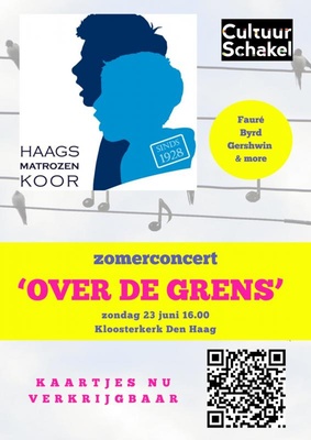 Zomerconcert Over de Grens door het Haags Matrozenkoor, 16:00 uur