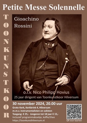 Toonkunstkoor Hilversum brengt Petite Messe solennelle van Rossini