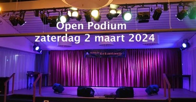 Open Podium bij de Lantaern