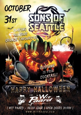 Grungy Halloween met Sons of Seattle