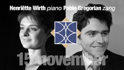 Klassiek concert op zondag: met Henriëtte Wirth, piano en Pablo Gregorian, zang
