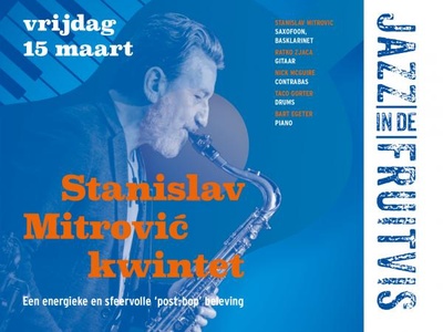 Stanislav Mitrovic kwintet bij Jazz in de Fruitvis