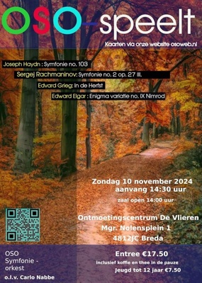 Herfstconcert OSO Symfonie Orkest