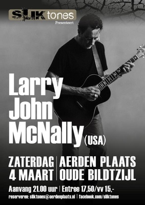 SlikTones presenteert; concert Larry John McNally – the Black Swan tour