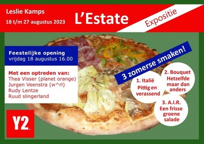 Opening “L’Estate” met optreden Thea Visser, Jurgen Veenstra, Rudy Lentze en Ruud Slingerland