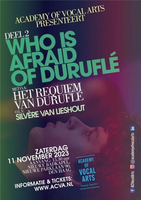 Academy of Vocal Arts – Who’s afraid of Duruflé? Concert