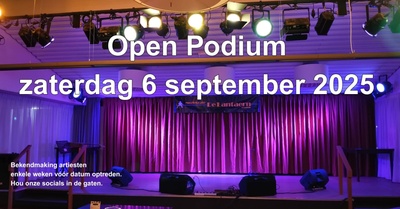 Open Podium in Muziekcafé De Lantaern