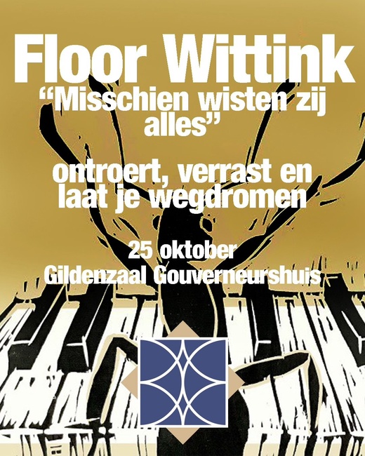 VERTELCONCERT ‘MISSCHIEN WISTEN ZE ALLES’ door FLOOR WITTINK
