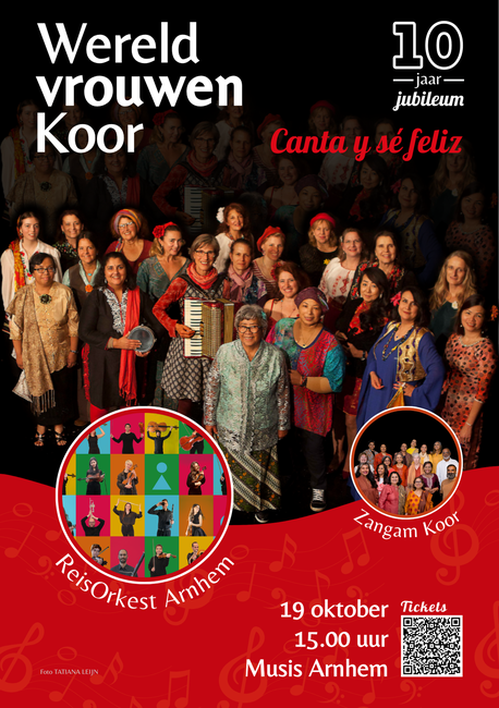 10-jarig jubileum concert van het WereldvrouwenKoor uit Arnhem