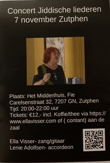 Concert Jiddische liederen 