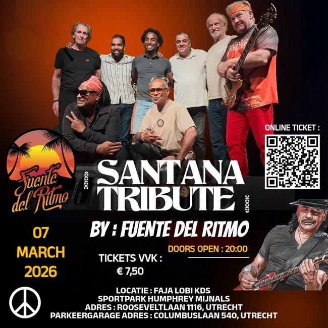 SANTANA Tribute by Fuente Del Ritmo (Faja Lobi KDS UTRECHT)