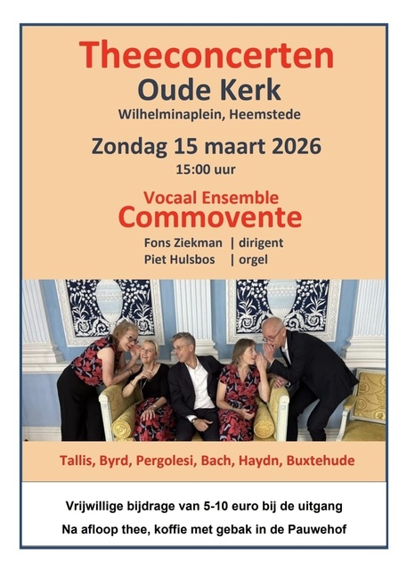 Passieconcert door Vocaal Ensemble Commovente