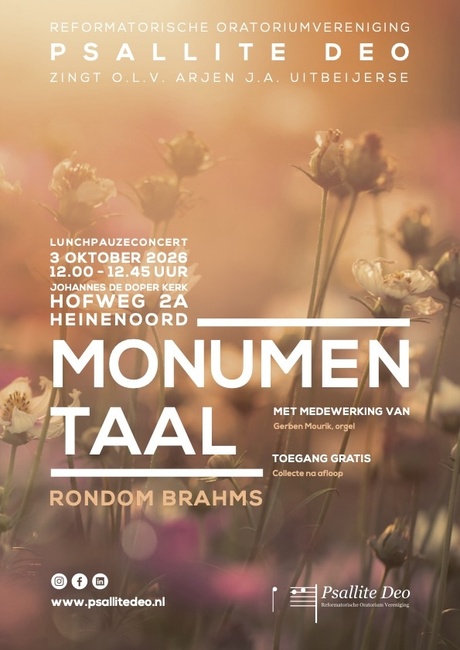 Monumentaal - Lunchpauze concert door Psallite Deo