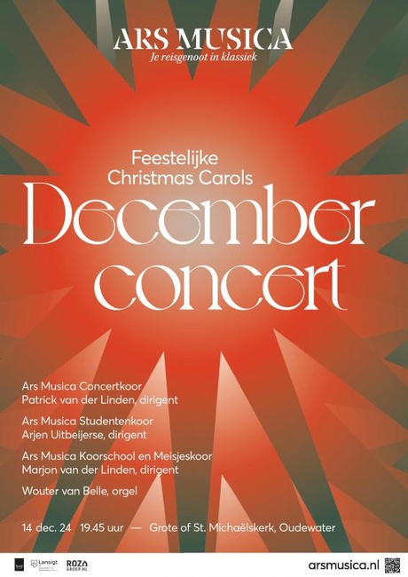 Decemberconcert door koren Ars Musica