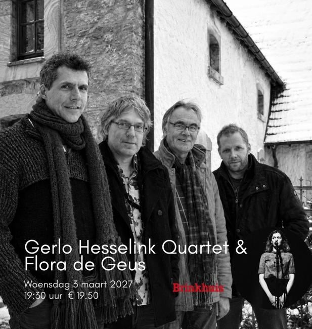 Topjazz van Gerlo Hesselink Quartet & Flora de Geus – Brinkhuis Laren