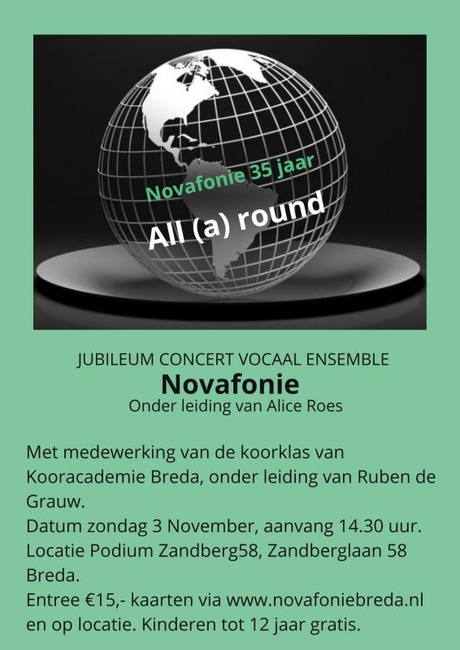 Jubileumconcert Novafonie 35 jaar 'All (a)round'