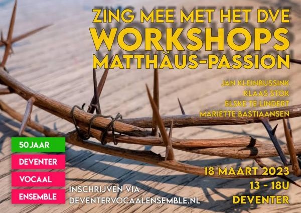 Workshop "Zing mee met het DVE"