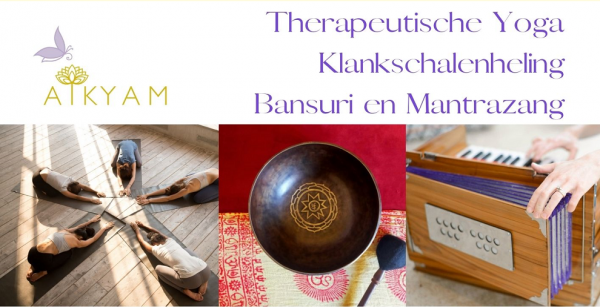 Therapeutische Yoga - Klankschalenheling - Bansuri en Mantrazang