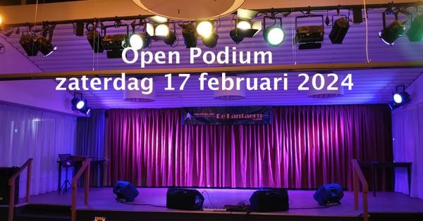 Open Podium bij de Lantaern