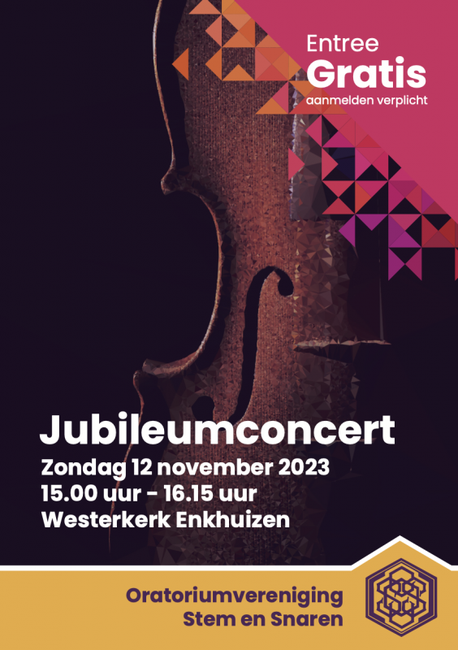 Jubileumconcert Oratoriumvereniging Stem en Snaren