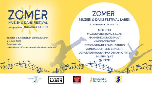 Zomer Muziek & Dans Festival Laren